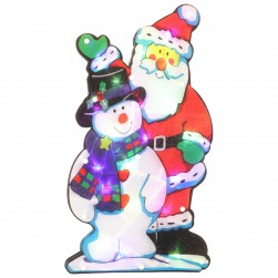 Buy Lightning Sign Santa & Snowman B/0 45x23x2,5-led-mu in Kuwait
